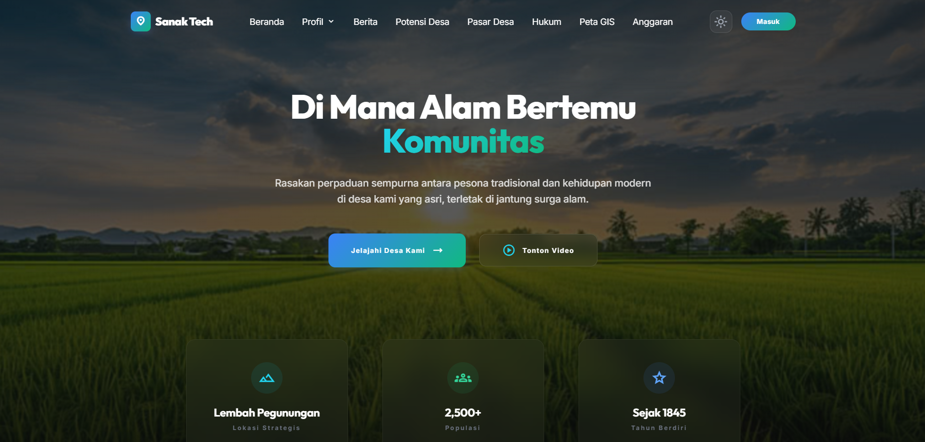 NagariDigital — Sistem Informasi Desa & Nagari Modern